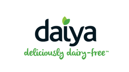 Daiya Deliciously Dairy-free logo black and green