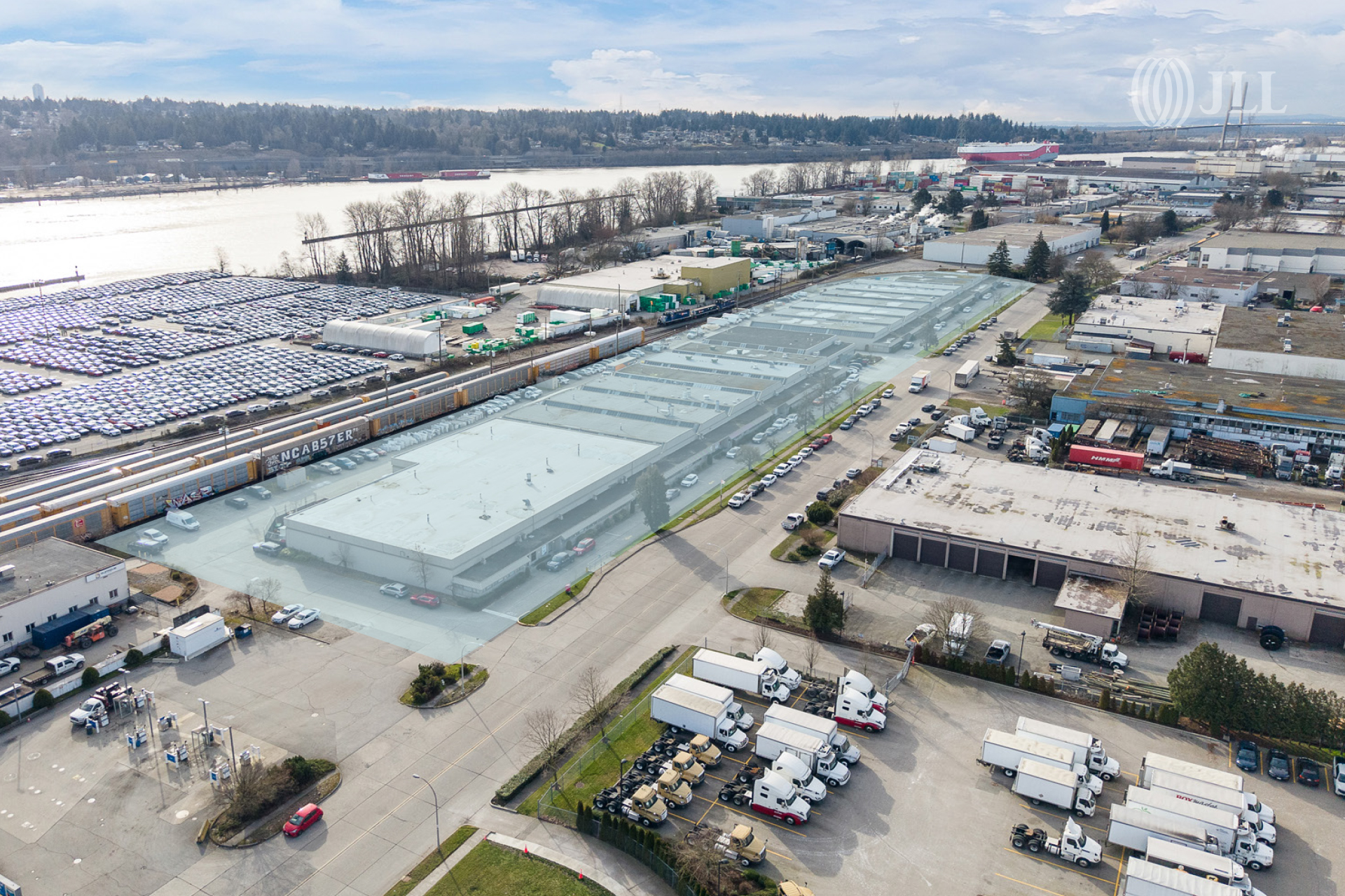 638-706 Derwent Way aerial