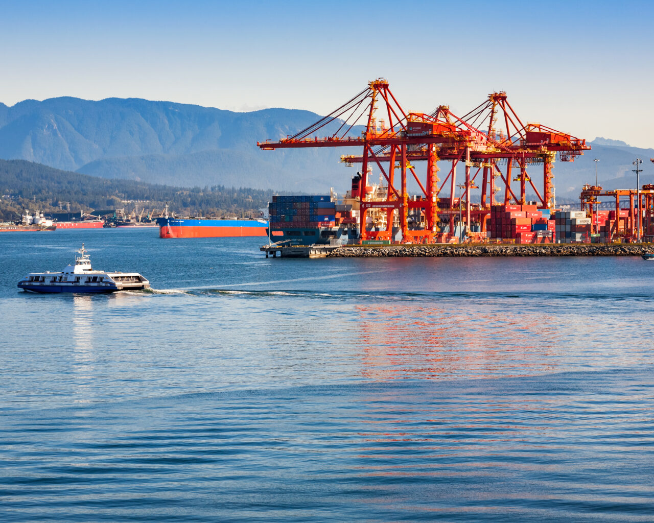 Port of Vancouver British Columbia Canada