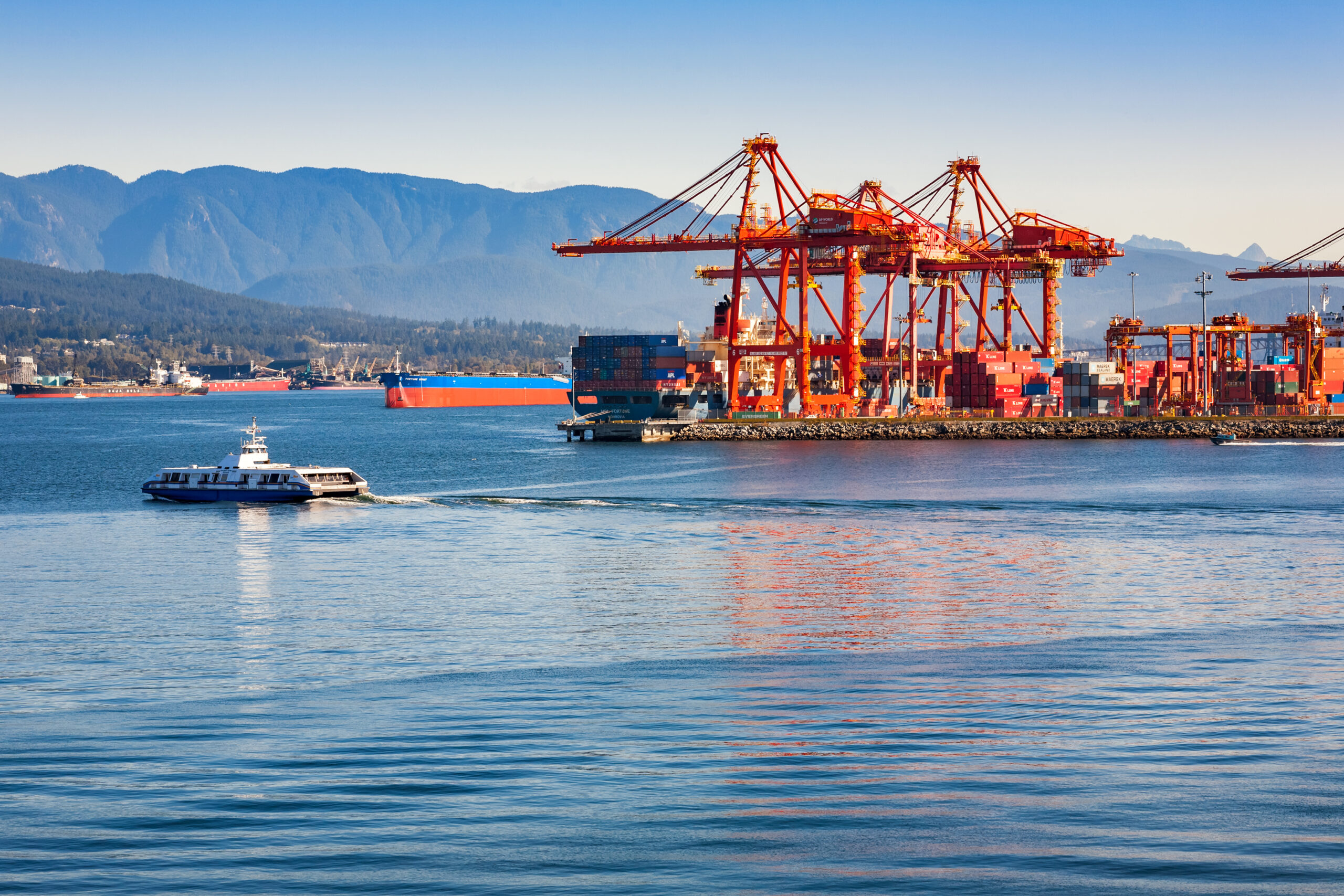 Port of Vancouver British Columbia Canada