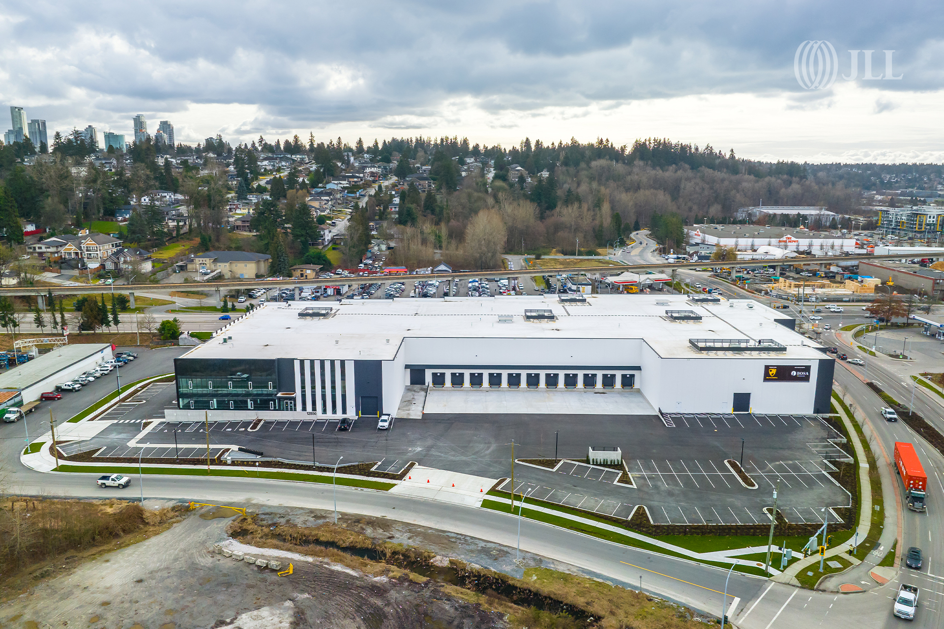 Bridgeview aerial photo of loading - 12850 112B Avenue, Surrey, BC